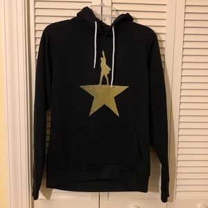 Hamilton hooded sweatshirt, black, adult M